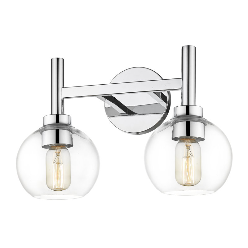 Jakeryan 2 - Light Dimmable Vanity Light, Chrome
