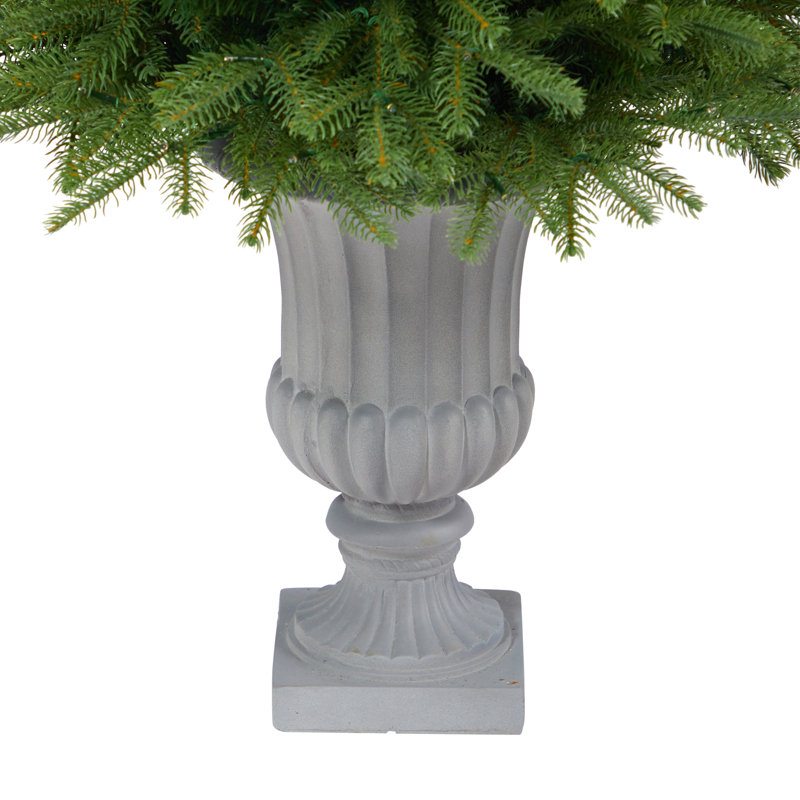 Sapin de Noël artificiel vert 4,5 'avec 250 lumières claires Vancouver
