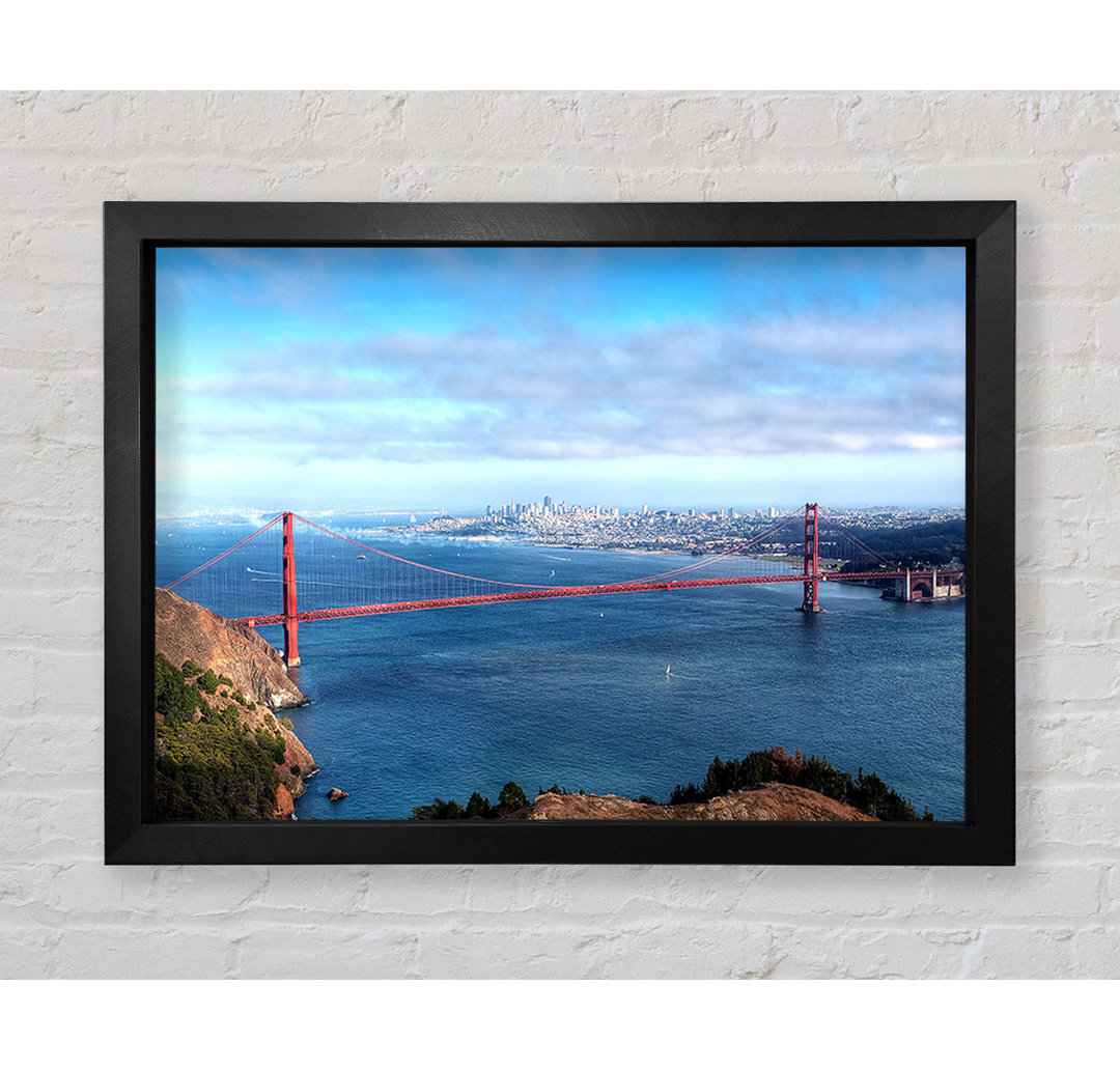 San Francisco Panorama - Einzelner Bilderrahmen Kunstdrucke