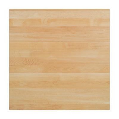 Commercial Solid Wood Tabletop With Support Bars For Indoor Use