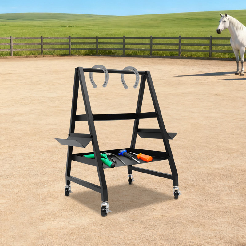 2-Tier Tool Cart With Wheels