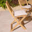 Rowlinson Ashdown Folding 6 Seat Round Dining Set with Cushions