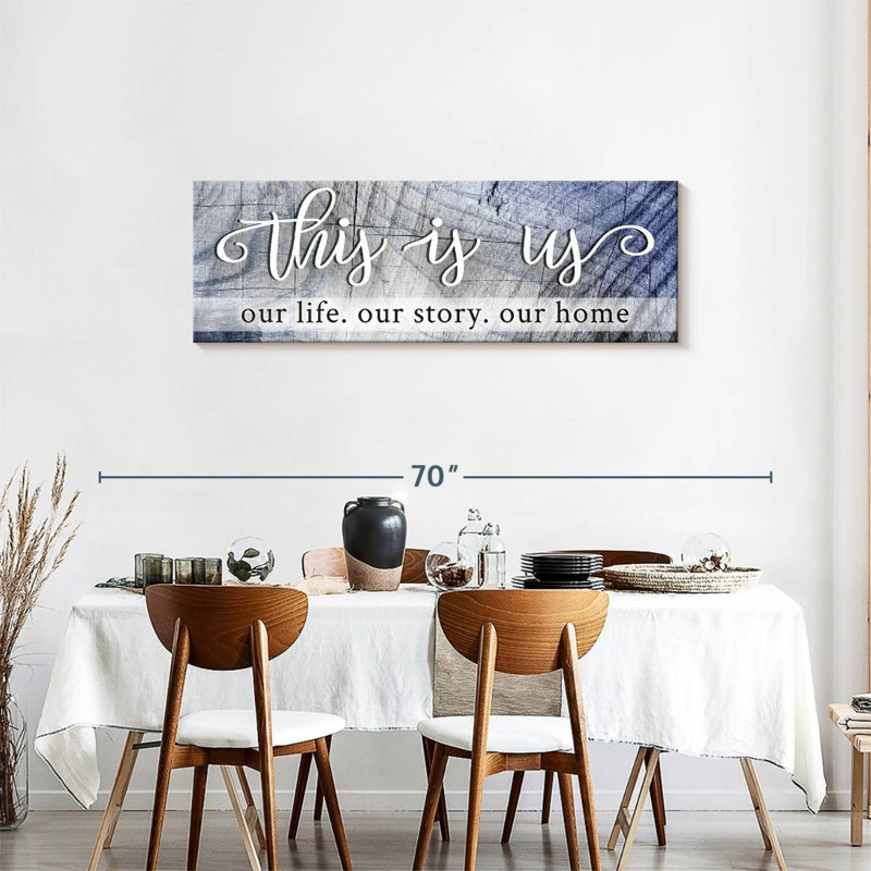 " This Is Us Quote " by Faithinart, 18" H x 54" W 