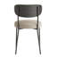 Of 2 Dining Room Chairs - With Ash , Metal Leg, Brown, Ergonomic, Up To 250lb Modern (2) Veneer Back, Brown Upholstery, Load