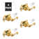 Decorative Entry Door Lever Lock Set (4-Pack Keyed Alike With 8 Keys)