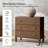 Taesan Transitional 27'' W 3-Drawer End Table with Charging Station and Solid Wood Legs-1391225574