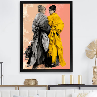 «Black Avant Garde Girls Fashion» - art mural tendance