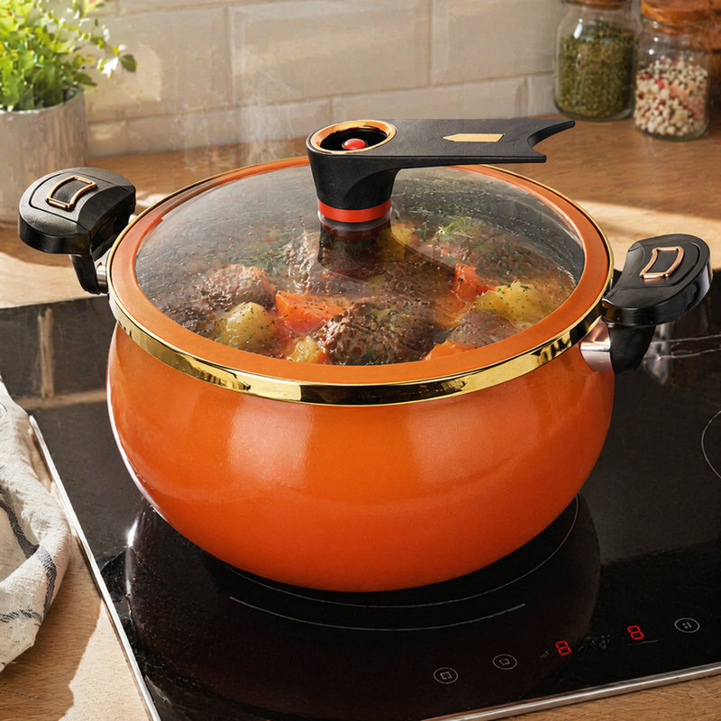 7L Enamel Micro Pressure Non-stick Cooker Pot