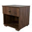 Lit tapissier avec 2 tables de chevet-146514353