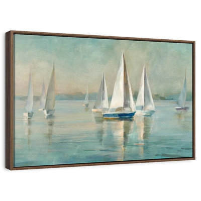 Voiliers au lever du soleil