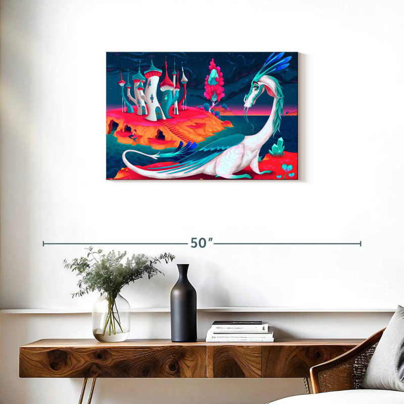 Dragon, 20" H x 30" W
