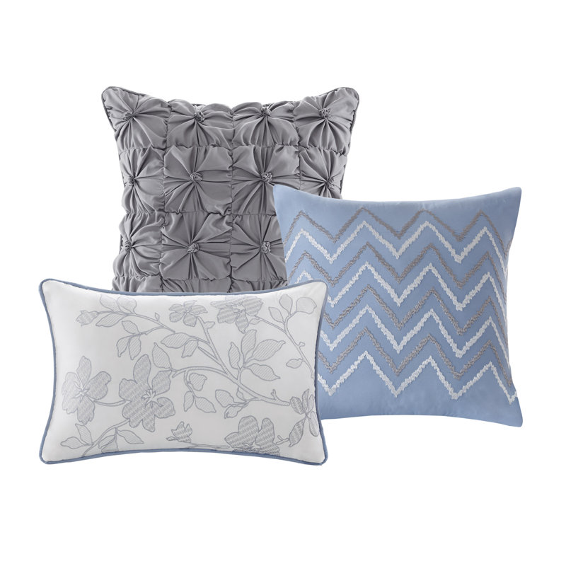 Ivory and Taupe King Microfiber Reversible Quilt Set