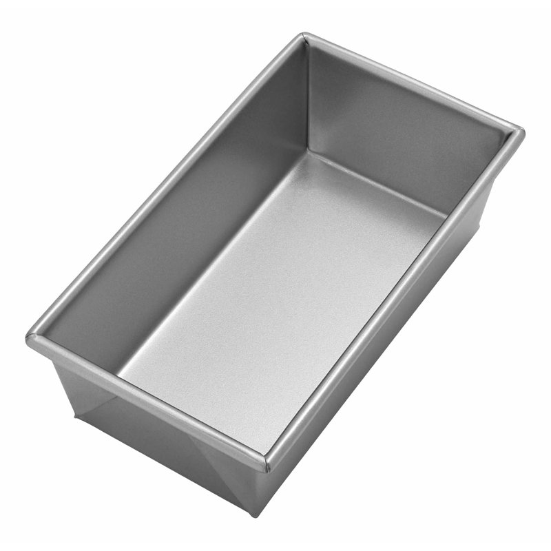 Heavy-Duty Aluminum 1-Pound Loaf Pan for Commercial Use