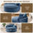 57" Corduroy Swivel Chair – Compression-Filled Deep Seat, 360° Rotate-539385122