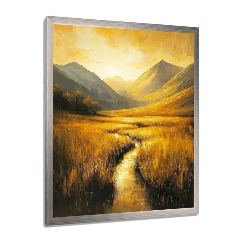 Gereldine - paysages, impressions d'art mural, H 20 po x l 12 po, Impression de cadre photo, Argent argent