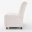 Causeuse en tissu 49 po - 49 po - Coussin éponge à haute densité, pieds brun clair, canapé moderne pour le salon