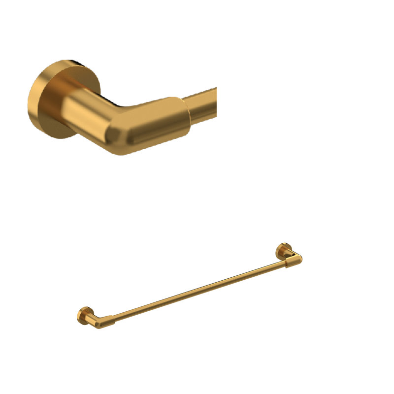 Parabola 24" Towel Bar, Brushed Gold