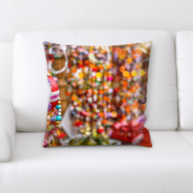 Microsuede Throw Pillow