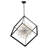 Sunburst 12 - Light Dimmable Sputnik Modern Linear Chandelier
