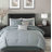 Biloxi Purple Geometric Jaquard 7-Piece Queen Comforter Set-708156204-676537267