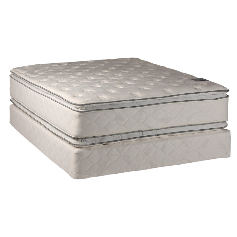 Ensemble de matelas et de sommier tapissier à plateau-coussin double Comfort