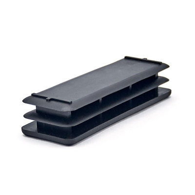 Capuchons d'extrémité à insert rectangulaire en plastique 1 po x 3 po Outwater Outwater
