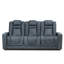 Canapé de cinéma maison en cuir véritable l 82,7 po Joris