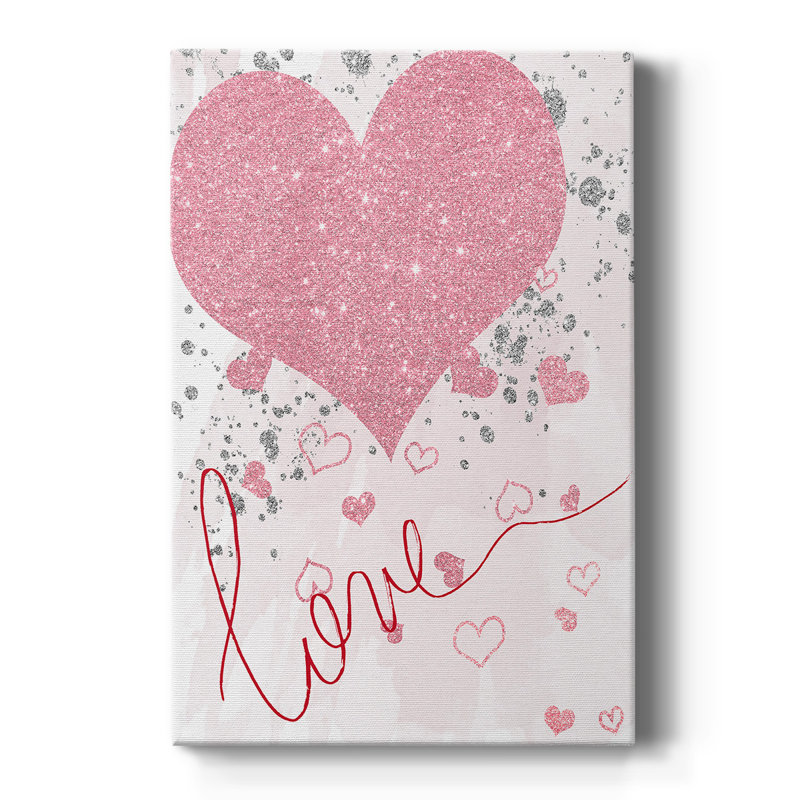 Sparkling Love - Wrapped Canvas Print, 18" H x 12" W x  1.5" D