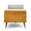 Chaise longue à accoudoirs carrés capitonnés Davidjeremiah-250410552