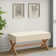 Mykyla Polyester Upholstered Bench