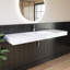 59'' Wall Mount Double Bathroom Sink SMC Bathroom Vessel Sink