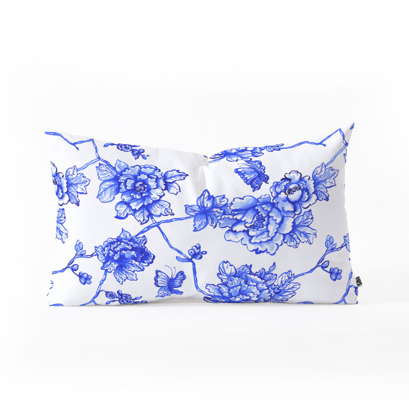 Floral Lumbar Pillow