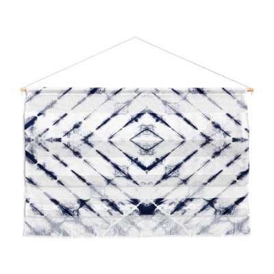 Suspension murale en forme de shibori petite flèche avec fixation murale avec accessoires suspendus inclus