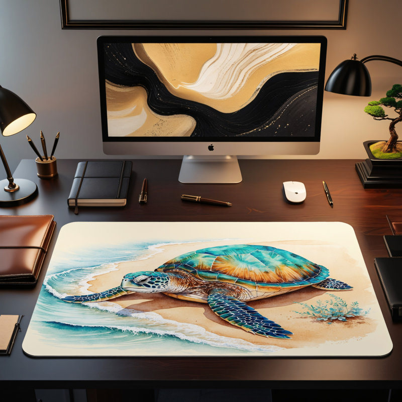 Polyester Desk Pad, 31.5x15.5