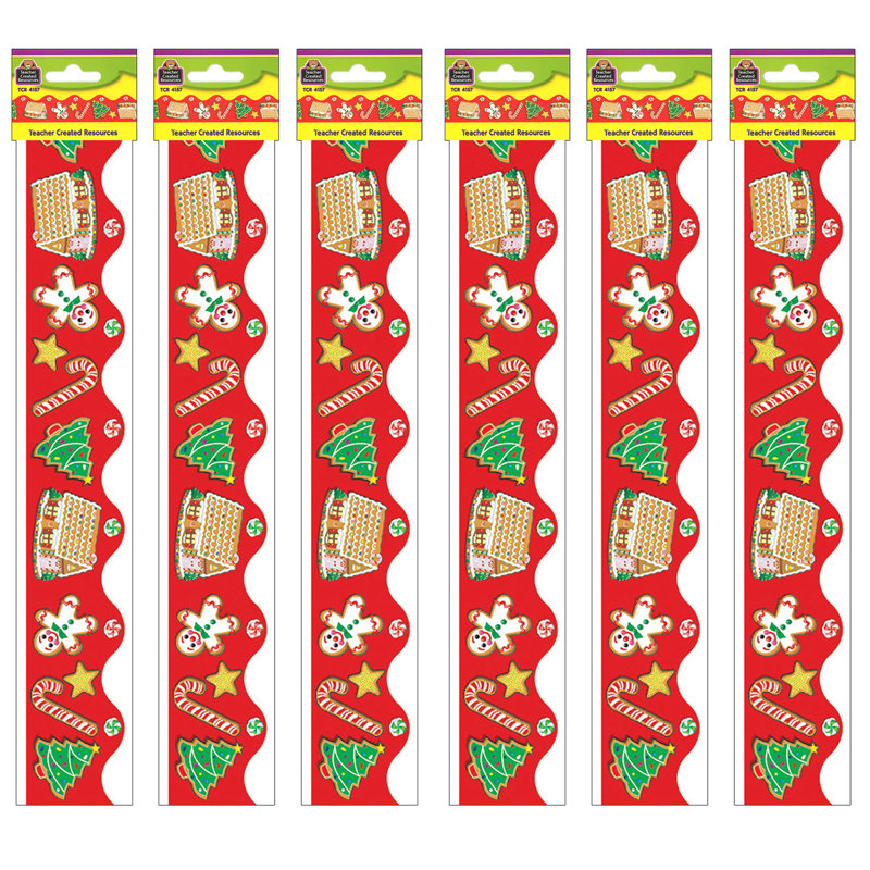 Bordure de Noël pour enseignant