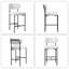 Tabourets de bar rembourrés H 26 po Osborne-106754201-107152733