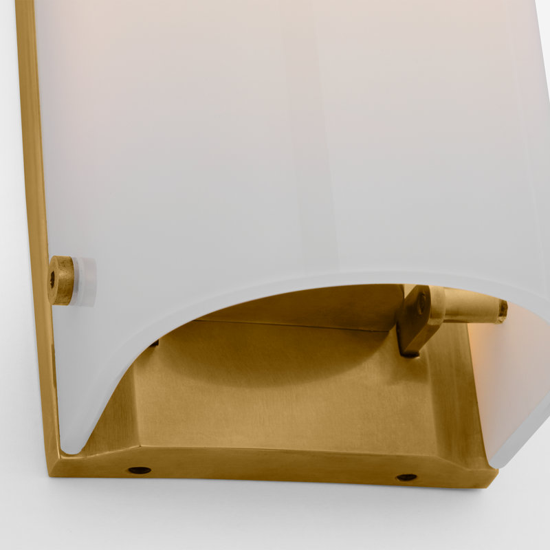 Penhold 1 - Light LED Bath Bar, Soft Brass