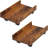 Computer Tower Set Of 2 Computer CPU Stand Carts With Sides