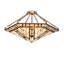3 - Light Semi Flush Mount