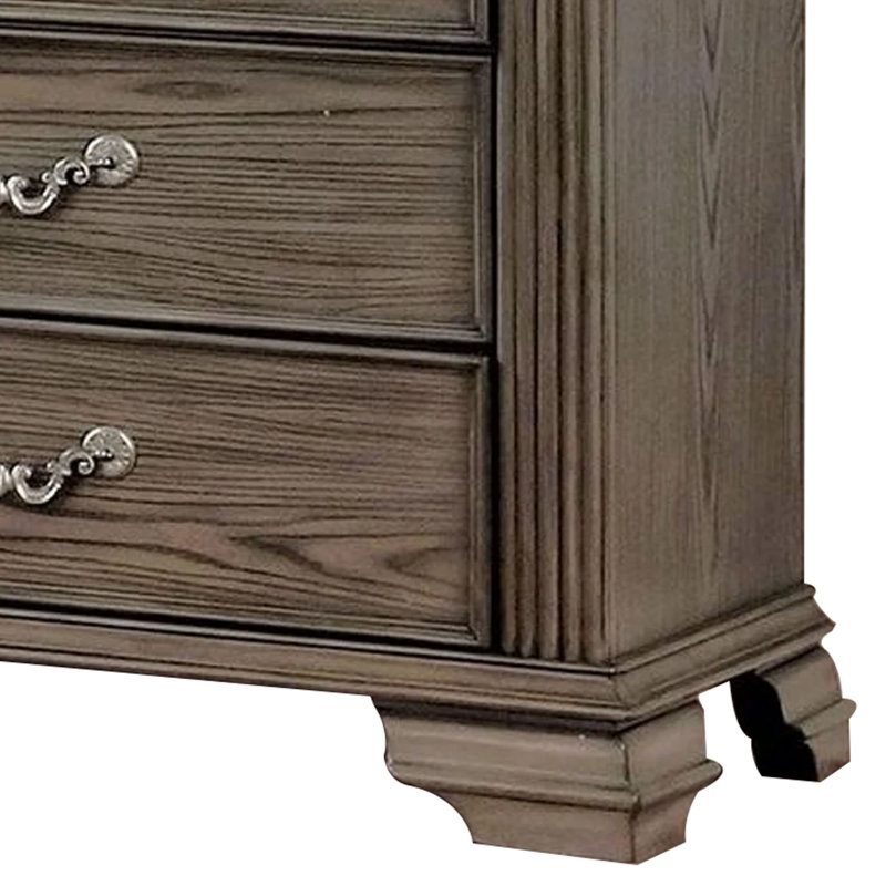 Commode double l 9 po Althena, gris
