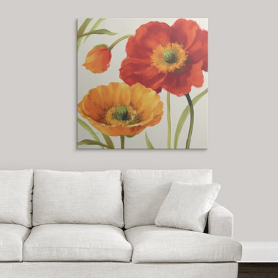 «Poppies Melody III» par Lisa Audit, reproduction d'art