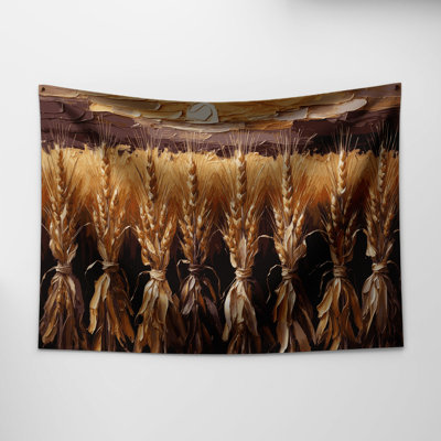 Thanksgiving Harvest wheat bundles Wall Tapestry