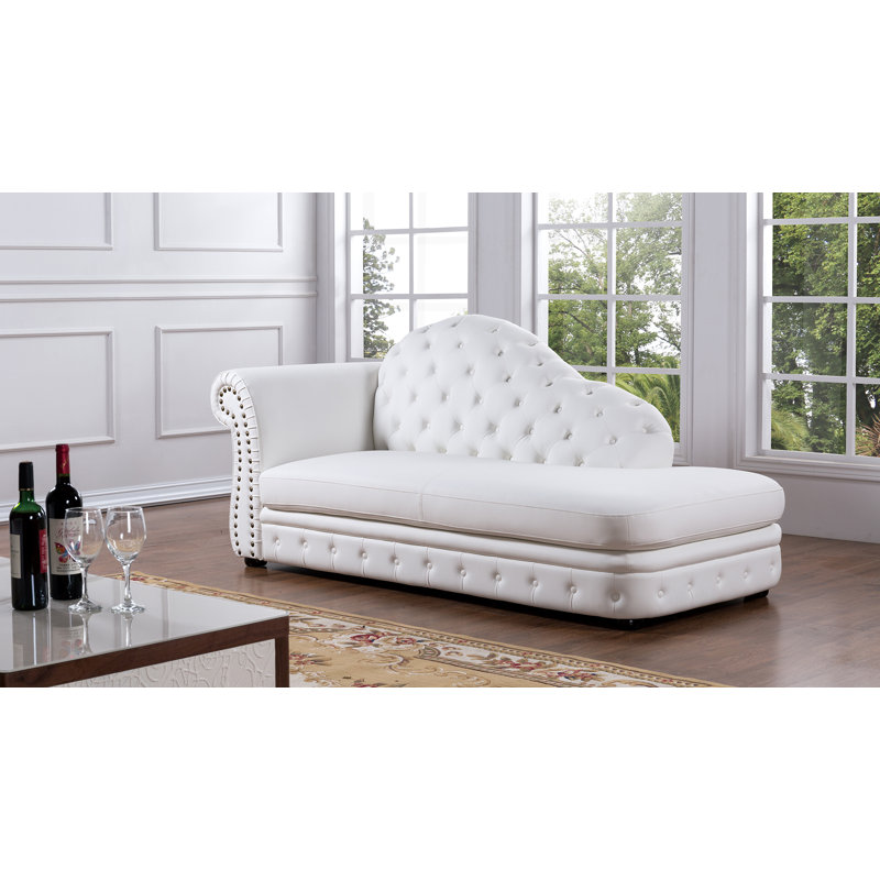 Onderdonk tuffeté dos de chaise longue, Main gauche face