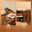 37 cm W Bedside Table