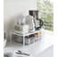 Yamazaki Home Steel Kitchen 2 Tiered Shelf Rack- Expandable Countertop Organizer For Kitchen, Steel-75408239