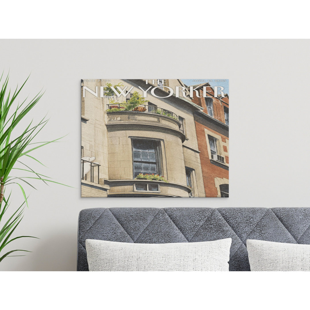 Whimsical Dog Apartment Building Wall Art