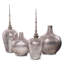 Vase en argent poli Advik - court-776319391