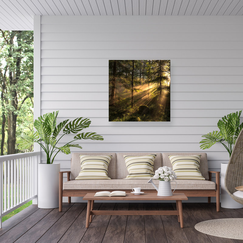 Toile extérieure «Sunrays» de Tyrese Christian Lindsten, H 14 po x l 14 po x P 1,5 po
