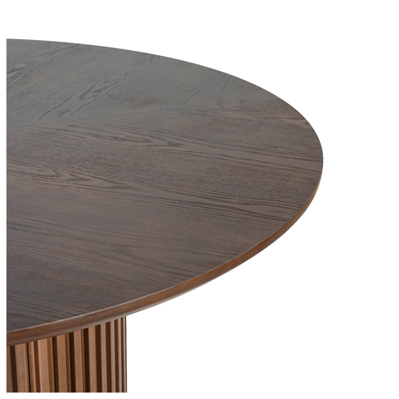 Table de salle à manger 47,25 "en noyer, Brun