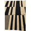 Tapis noir et blanc 5 x 8